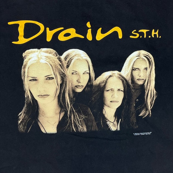 Rare Vintage 1998 Drain S.T.H Band Tee - Picture 3 of 6